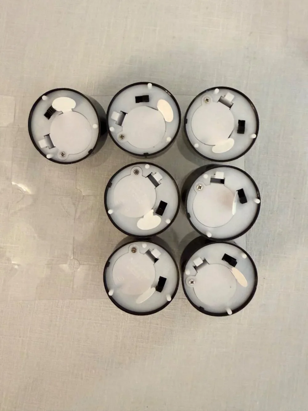 Music Note Wall Candle Sconces With Mikasa LED Tealights Set Of 4 Black Minimali